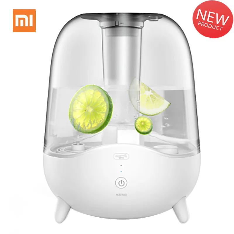 

2019 New Xiaomi 5L Ultrasonic Air Humidifier Aromatherapy Oil Diffuser Humidification Transparent Mist Maker Water Tank For Home
