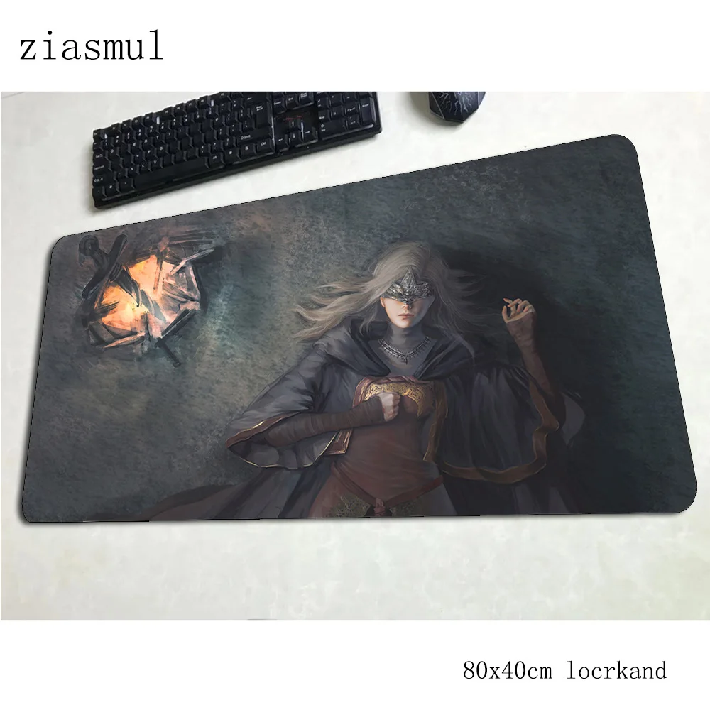 Dark souls 3 коврик для мыши 80x40 см игровой коврик для мыши с изображением аниме для мальчиков подарок офисный ноутбук с алюминиевым корпусом стол коврик настройки padmouse игры pc gamer коврики