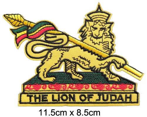 

the Lion of Judah badge Embroidered Iron on Patch, the loyal Lion Fabric Badge, Jacket backpack DIY Clothing Accessories