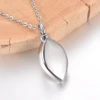 Dropshipping Teardrop Urn Necklaces Stainless Steel Inlay Crystal Keepsake Memorial Cremation Jewelry for Ashes 5