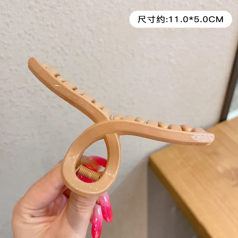 1PC Korean Geometry Large Hair Claws Elegant Acrylic Hairpins Barrette Crab Hair Clips Headwear for Women Girls Hair Accessories claw hair clips