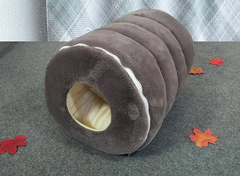 Теплая собака кошка кровать дом кошка спальный мешок для животных Кошка Туннель мягкий дом домашних животных диваны кровать для маленьких домашних животных сумка для кролика домик хомяка