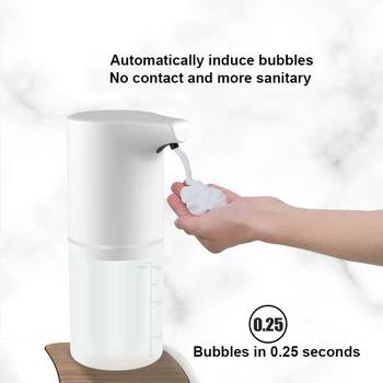 

1PC 350ml Waterproof Foaming Soap Hand Washer Automatic Induction Wash Dispenser Infrared Sensor Bathroom Kitchen Supplies