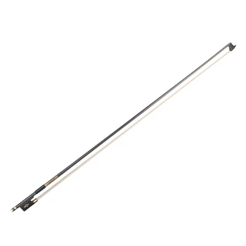 

Carbon Fiber 4/4 Full Size Violin Fiddle Bow Well Balanced Circle Style Ebony Frog