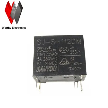 

wholesale 10pcs/lot relay SJ-S-112DM