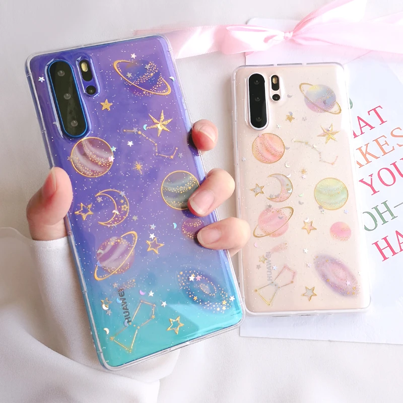 LOVECOM блестящий чехол для телефона huawei mate 30 Pro P30 Lite P20 Lite P20 Pro Чехол из мягкой эпоксидной смолы