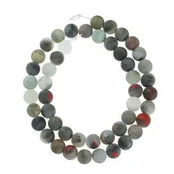 Elegant Natural Stone Beads in Black, Pink, and White for DIY Jewelry Making & Wholesale (Africa Blood stone)