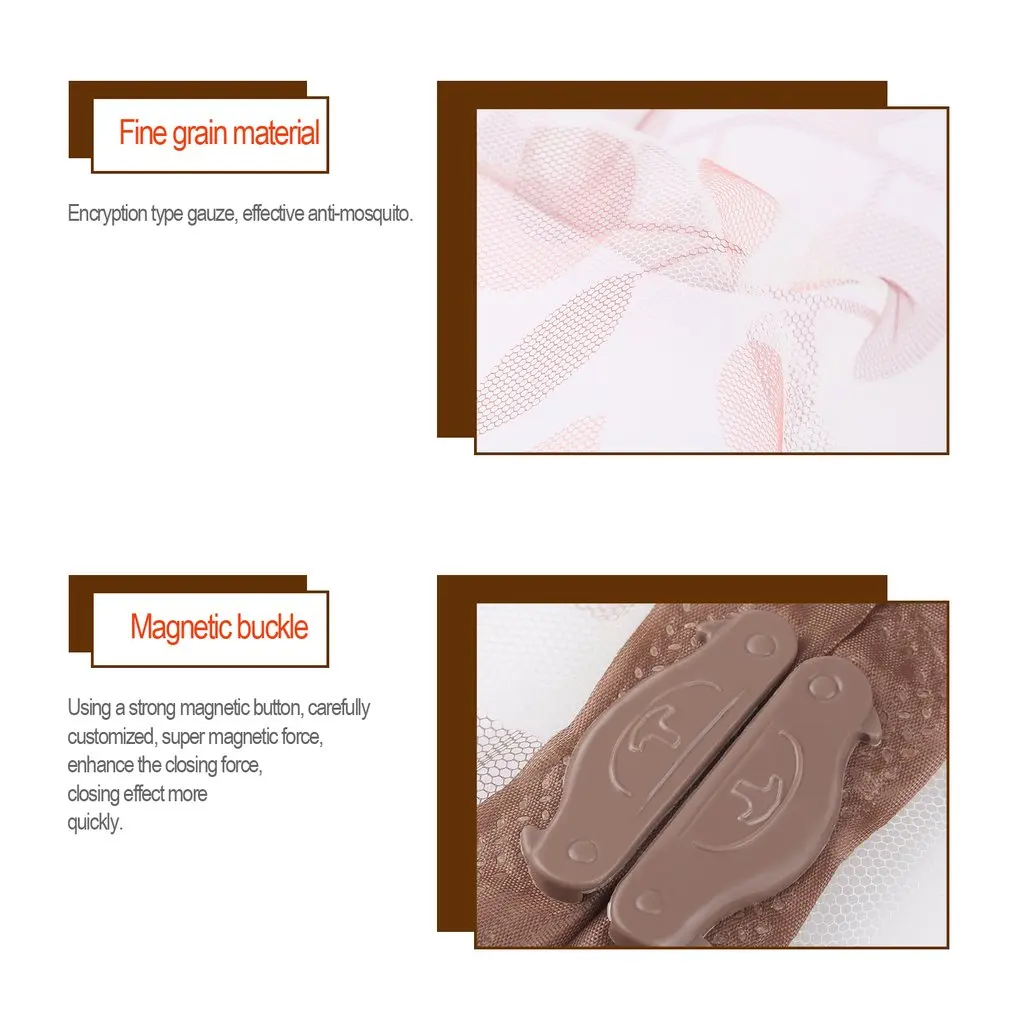 Summer Magnetic Fly Bug Anti Insect Mosquito Screen Clear Mesh Self-closed Soft Yarn Door Tulle Door Curtain Convenient