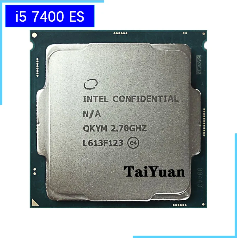 Процессор Intel Core i5 7400 ES QKYM 2 7 ГГц четырехъядерный четырехпоточный 6 Мб 65 Вт LGA