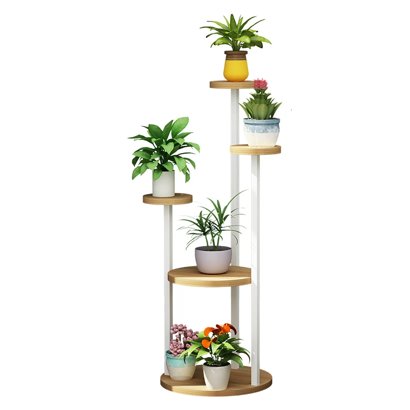

Art Balcony Iron Landing Type Multi-storey Flowerpot Flower Rack