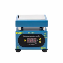 Estación de precalentamiento constante, plataforma de calor con Control de temperatura, pantalla LCD, 400W, 100x100mm, para máquina de reparación de pantalla de teléfono, PCB, SMD