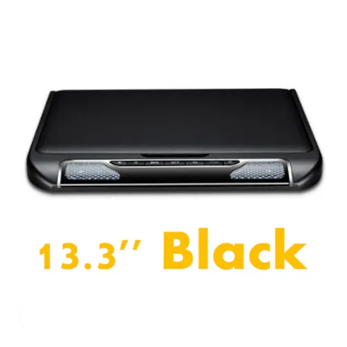 11,6 ''/13,3'' 12V HD экран автомобиля TFT автобус откидной дисплей верхний экран Потолок на крыше Крепление монитор медиаплеер 1080P HDMI - Цвет: 13.3 MP5 Black