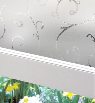 

Vine Pattern Semilucent Window Stickers Static Cling Privacy Proection Damp-Proof Sun-Blocking Multiple Size Window Film