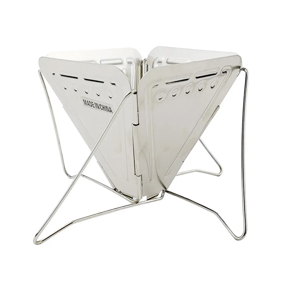Camping Coffee Rack Coffee Drip Stand Hiking Outdoor Picnic Silver Stainless Steel Traveling Camp Strong Portable Stove