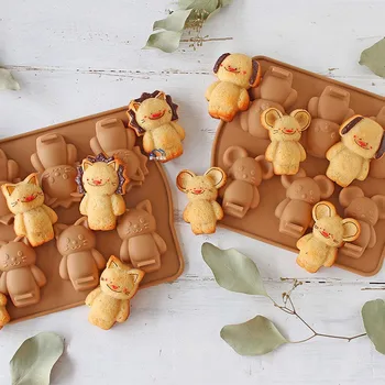 

Silicone Cake Mold DIY 6 Piece Multi Purpose Oven Baking Mold Cookware Cake Tools Kitchen Moule Chocolat Cake Tools EB50MJ