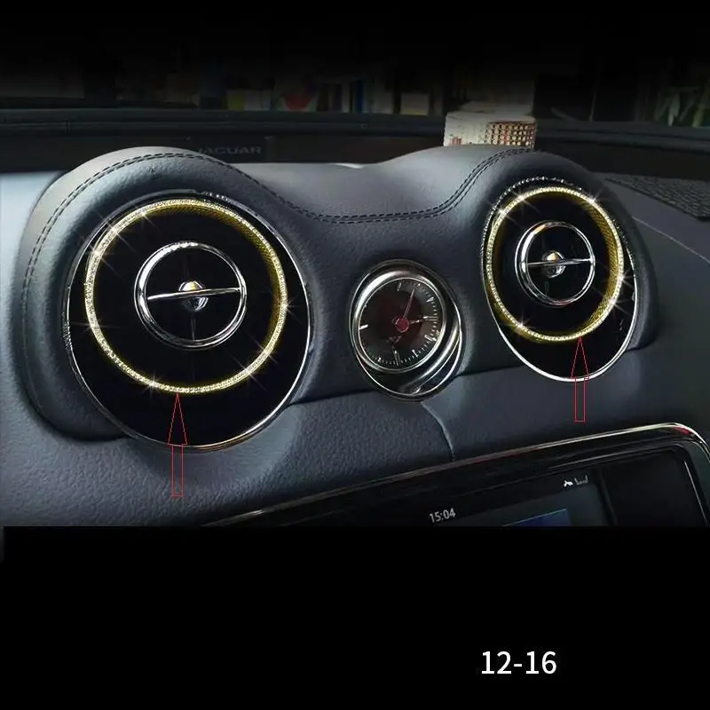Автомобильный модифицированный хромированный декоративный автомобильный Стайлинг, модификация, стикер, Полоска, защита 12 13 14 15 16 для Jaguar XJ - Название цвета: MODEL D