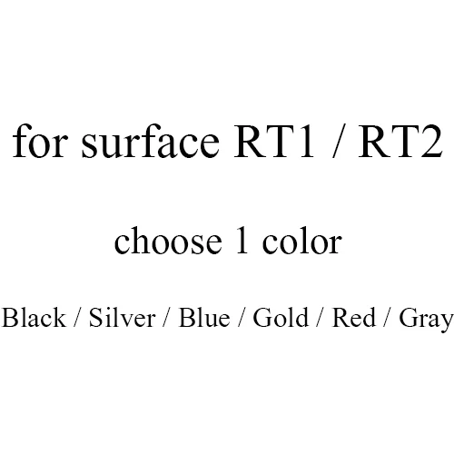 note color for RT1 2 Защитный экран для планшета наклейка на заднюю крышку пленка для поверхности go обертывание Защитная Наклейка на кожу для surface pro 3 4 5 6 book 2 - Цвет: note color for RT1 2
