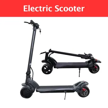 

JS 48V 500W/1000W Electric Scooter New Powerful Double Motor 8inch Fat Tire Hoverboard Skateboard Adulto Foldable Kick Scooter