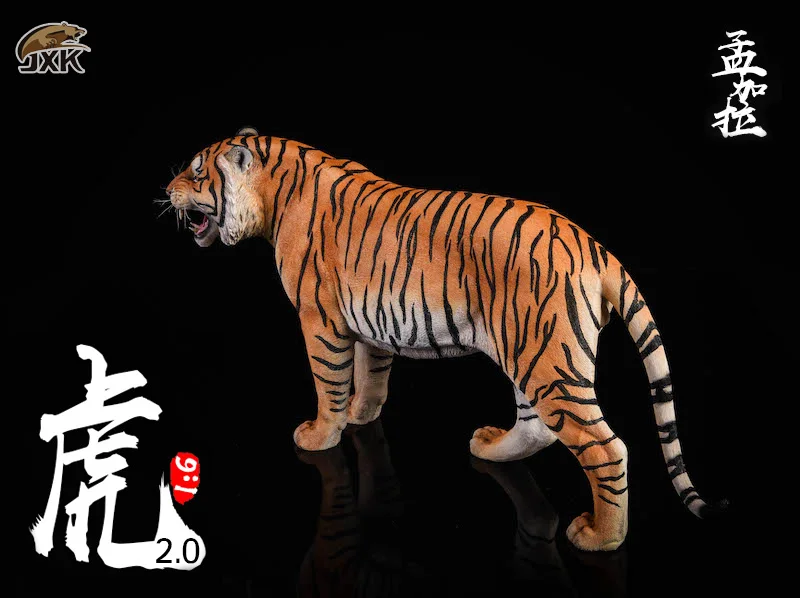 In Stcok JXK020 41 см 1/6 фигурка сцена аксессуары Panthera Tigris Бенгальский Тигр ревущая статуя животного модель для 12 ''фигурка