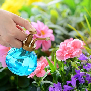 

350ML Plant Flower Watering Pot Home Spray Bottle Garden Hand Press Water Sprayer Plastic Bonsai Sprinkler Bottle Container