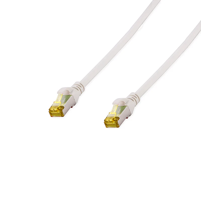 Pacote 10gigabit 500mhz Rj45 Ethernet Cat6a Sftp Cabo de Remendo Rede Cat 6a Cabo de Remendo Lsoh Protegido 0.25 0.5 5m 12 Unidades - Imagem 5