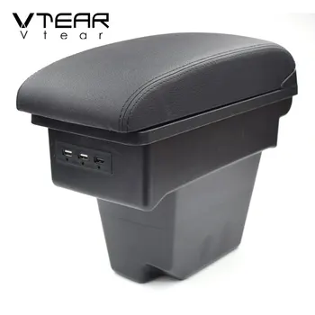 

Vtear for Citroen C4 armrest box styling arm rest accessories USB interface car-styling automobile decoration interior parts