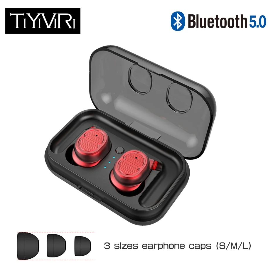 TiYiViRi TWS 8 5 0 Bluetooth наушники истинные беспроводные стерео бас гарнитура