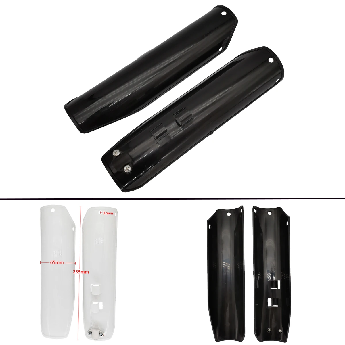 Front Fork Protector Covers Plastic Guards For Crf 50 Crf70 Klx110 Bse