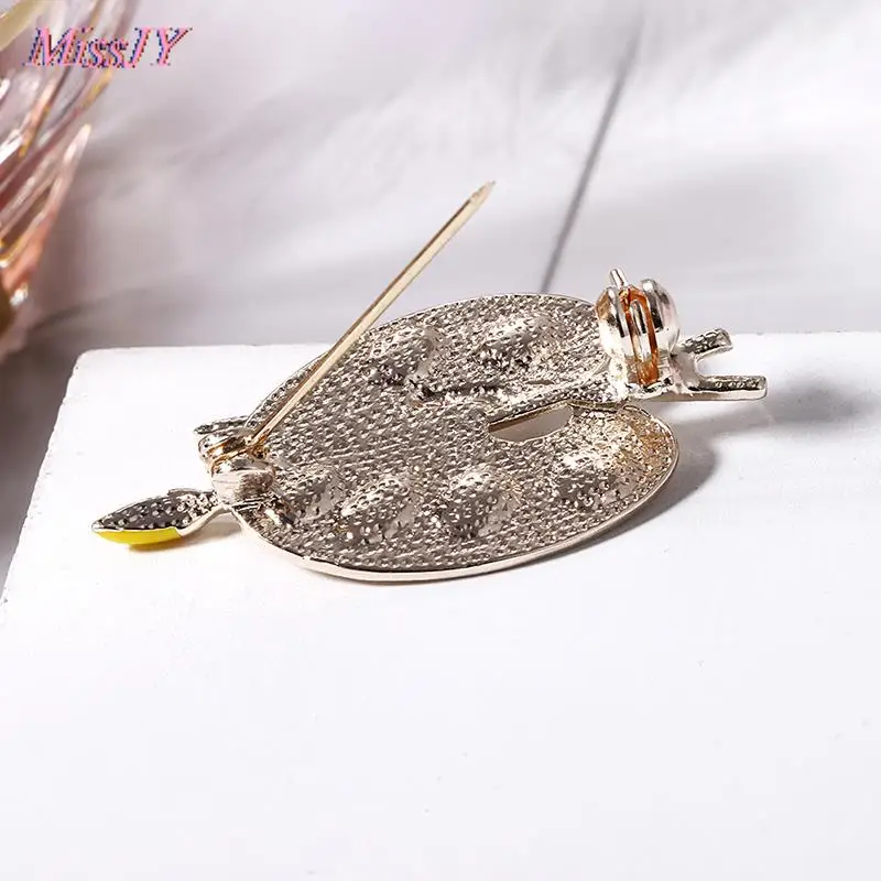 Enamel Brooches Colorful Palette Painter Decorative for Dress and Gift