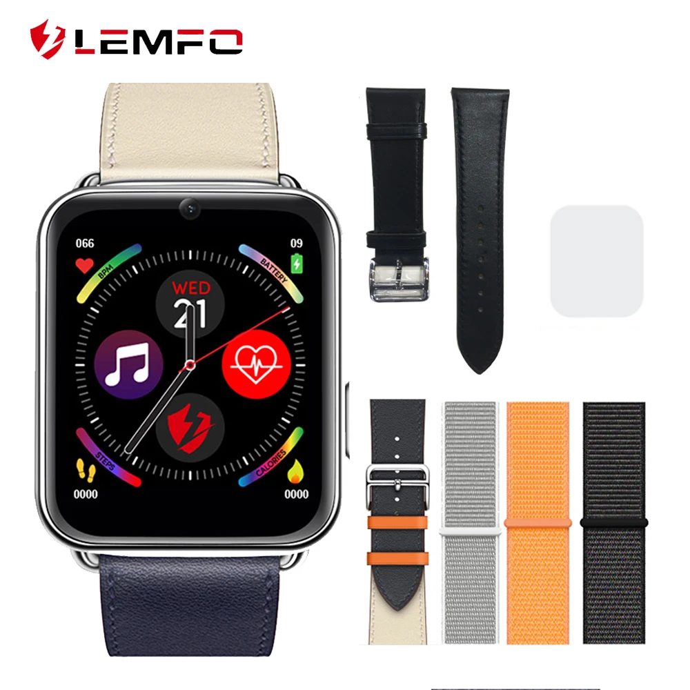 Аксессуары для смарт часов LEMFO LEM10 зарядный кабель защита экрана кожаный ремешок