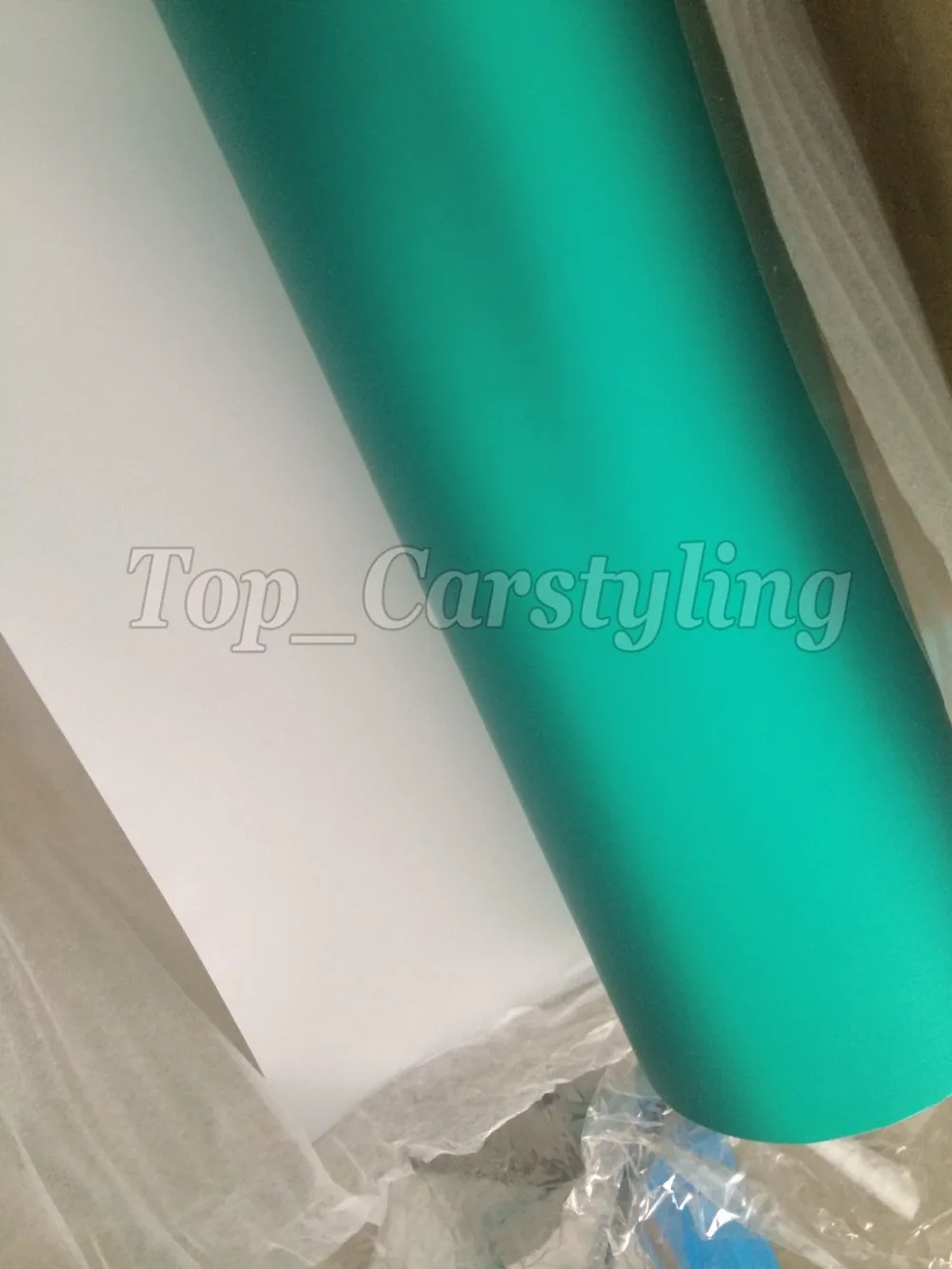 satin Matte Chrome tiffany vinyl mint  metallic car wrapping kmpf ice (3)