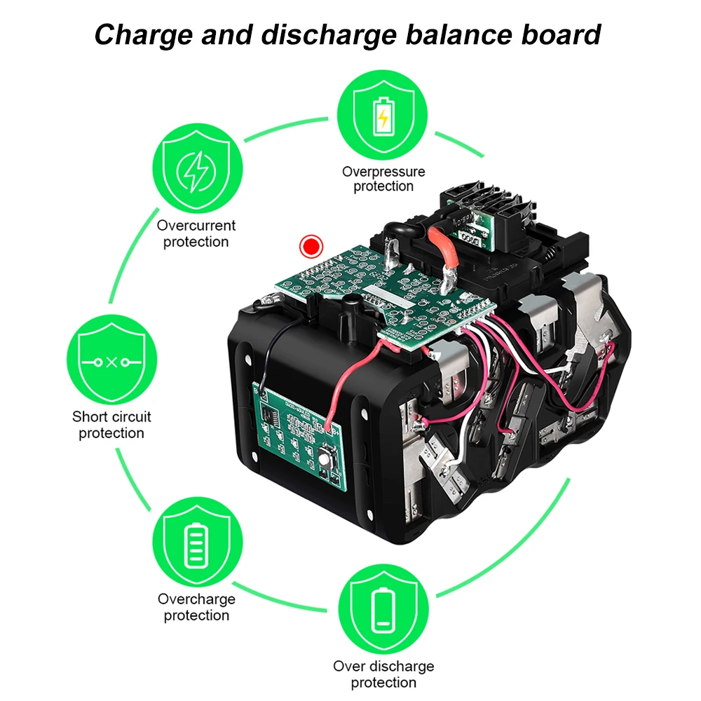 54v de Waitley 6.0ah para Baterias de Lítio 60v da Ferramenta 6000mah de Dewalt Bateria Recarregável Compatíveis - Elétrica Max xr 18v 20v - Image 5