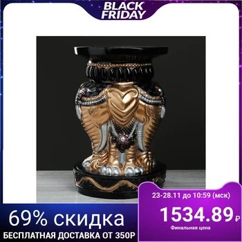 

Floor stand "Three elephants" black, 42 ​​cm