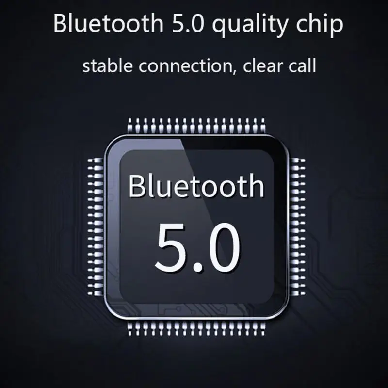 Автомобильный Bluetooth 5,0 беспроводной приемник солнцезащитный козырек клип аудио адаптер Громкая связь C90F