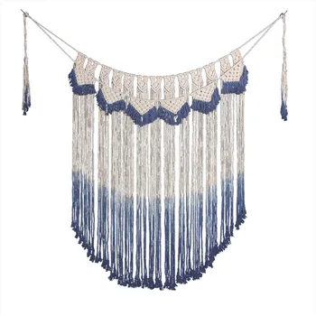 

Fashion Macrame Wedding Decor Backdrop Cotton Handmade Wall Hanging Tapestry Curtain Party Living Room Decoration Makramee