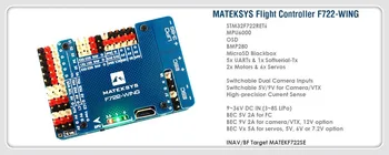

Matek Systems Mateksys F722-WING Flight Controller F722 wing FC with PDB Support 3~6S Fly Wing Fixed Wing