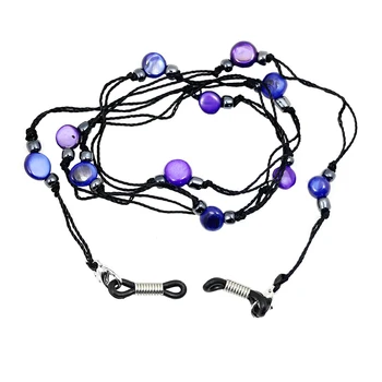 

6 Pieces Fashion Sunglasses Chain Sunglasses Glasses Ropes Glass Beads Hold Holder for Sport Outdoor Use Clothes Decor - 70 Cm