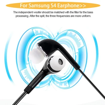 

Universal 3.5mm In-Ear Stereo Earphone Earbud Silicone Earpieces with MIC Microphone for Samsung Galaxy S3 S4