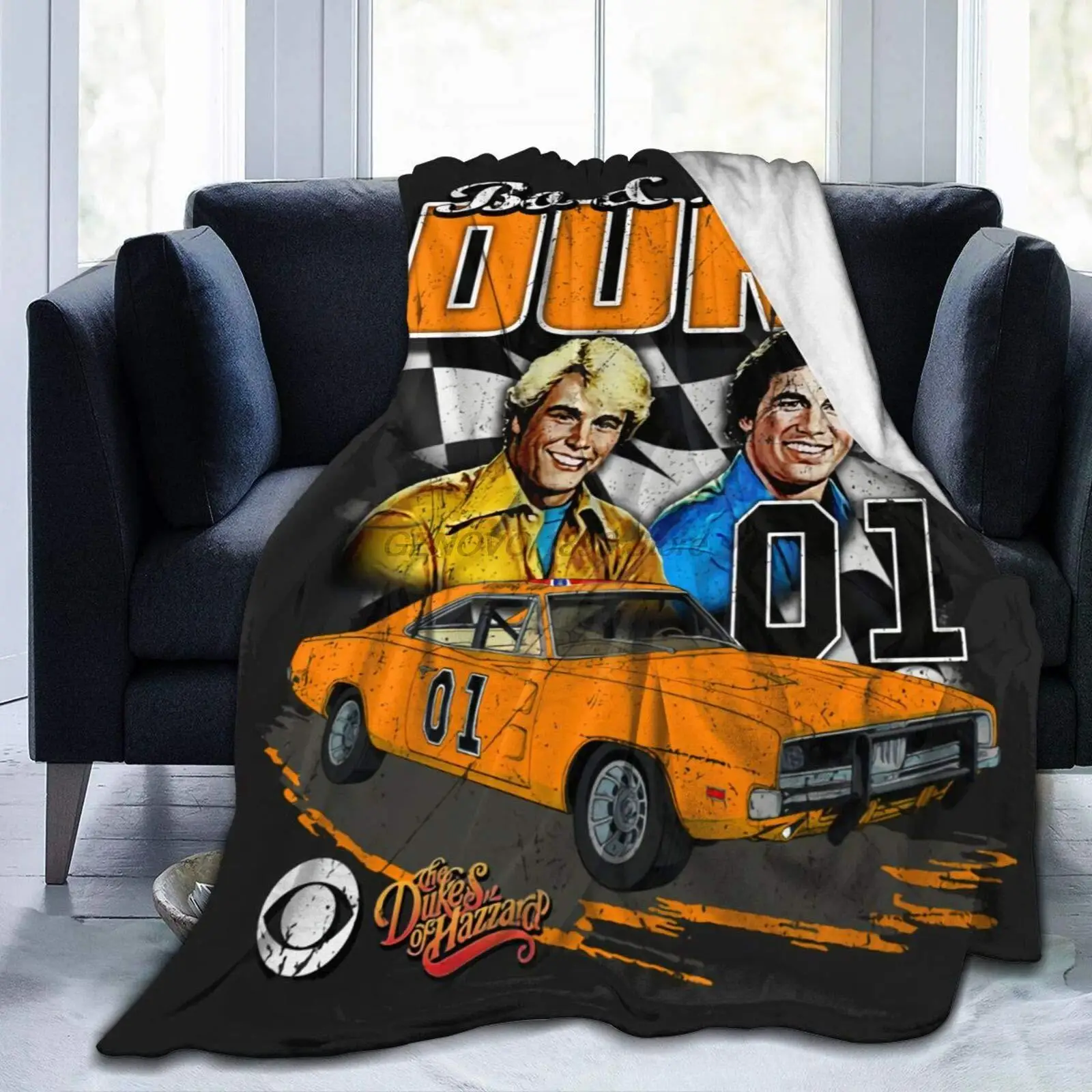 Ультрамягкое Флисовое одеяло Dukes of hazустройства подходит для дивана на все сезоны
