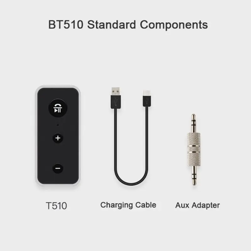 3 5mm AUX Audio Wireless Handsfree Adapter Stereo Music MP3 Bluetooth 5 0 Receiver Car Kit For Headphone Speaker
