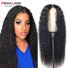 

5x5 Closure Wig Transparent Lace Frontal Wigs For Women Curly Human Hair Wig Pre Plucked T Part Remy Lace Front Human Hair Wigs
