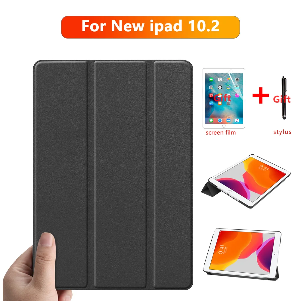 Чехол для iPad 10,2, чехол для планшета Apple iPad 7 поколения, магнитная подставка funnda capa, защитный чехол+ подарок