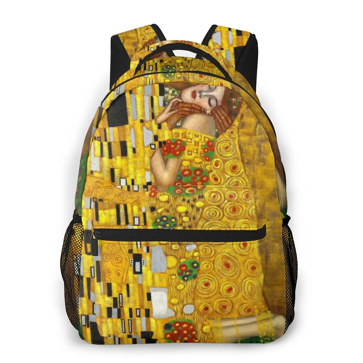 Mochila para mujer, bolso de hombro para chicas adolescentes, Gustav Klimt Kiss|Mochilas| - AliExpress