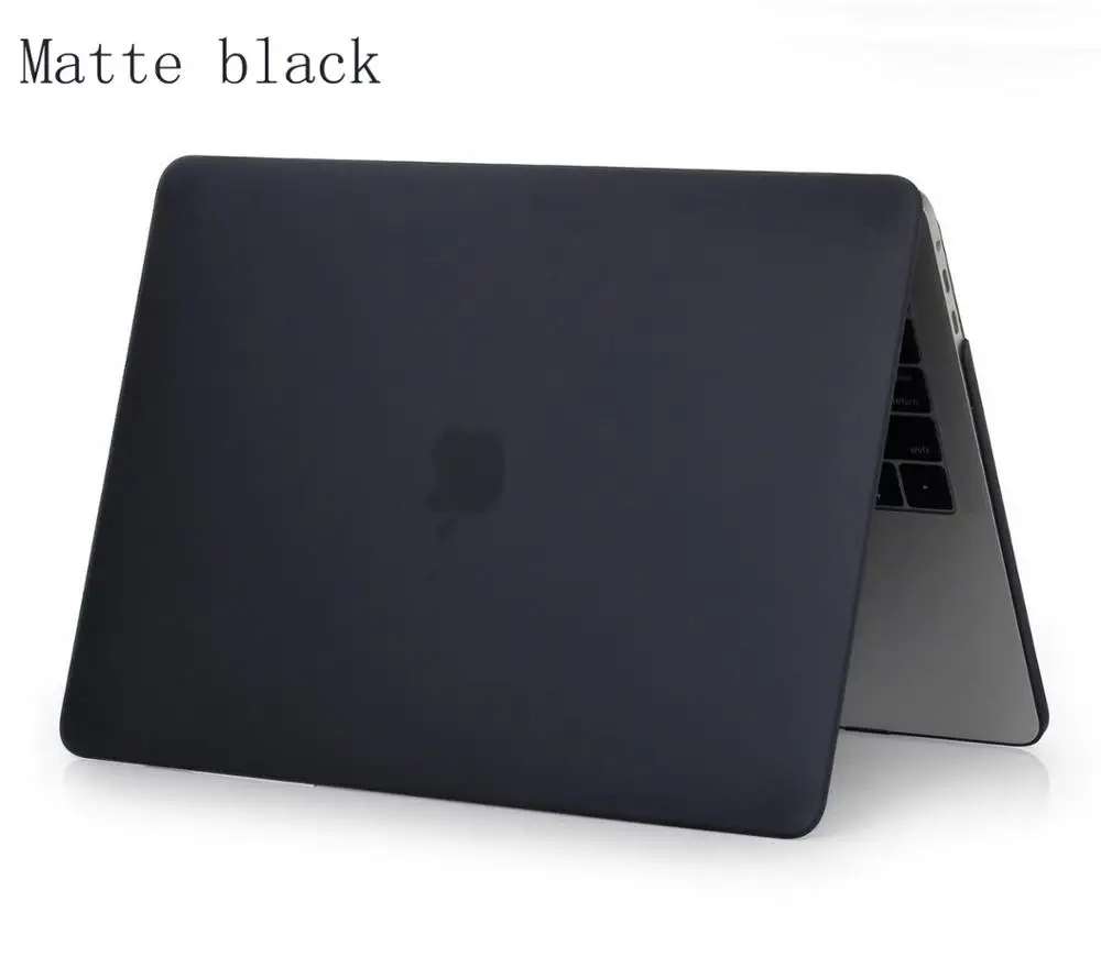 Кристальный \ матовый чехол для APPle MacBook Pro 16, UIOPA чехол s для Macbook 16 защитный чехол - Цвет: Matte black