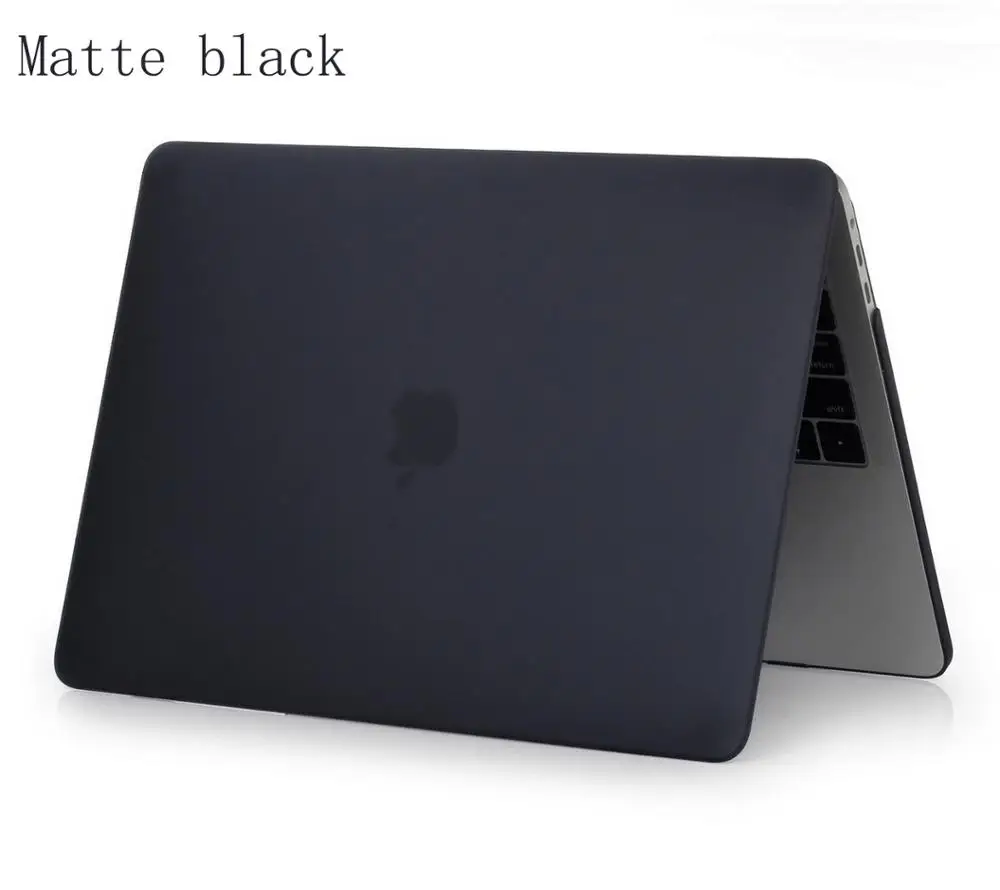 Matte black Кристальный \ матовый чехол для APPle MacBook Pro 16, UIOPA чехол s для Macbook 16 защитный чехол - Цвет: Matte black