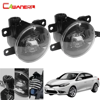 

Cawanerl Car LED Projector Fog Light 4000LM Devil Eye Daytime Running Light 90mm 12V For Renault Fluence L30 Saloon 2010-2015