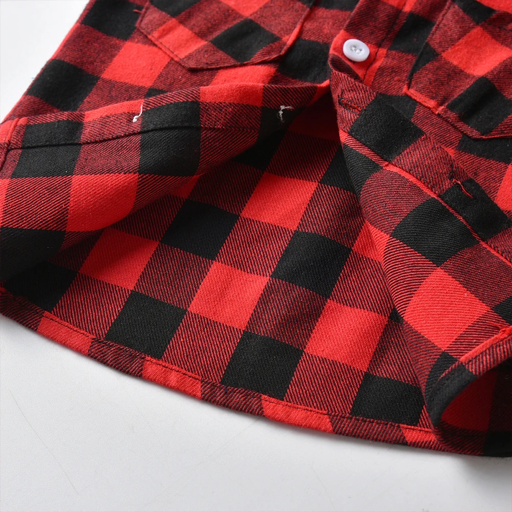 Tem Doger Autumn Winter Baby Shirts Boys Girls Tops Long Sleeves Plaid Shirts For Infant Casual Toddler Clothing Costume Blouse