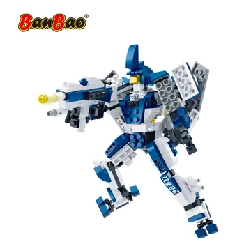 

BanBao Robot Space Craft 2 in 1 Building Blocks Transformer Creative Educational Bricks Model Toys Kids Children Gift 6322