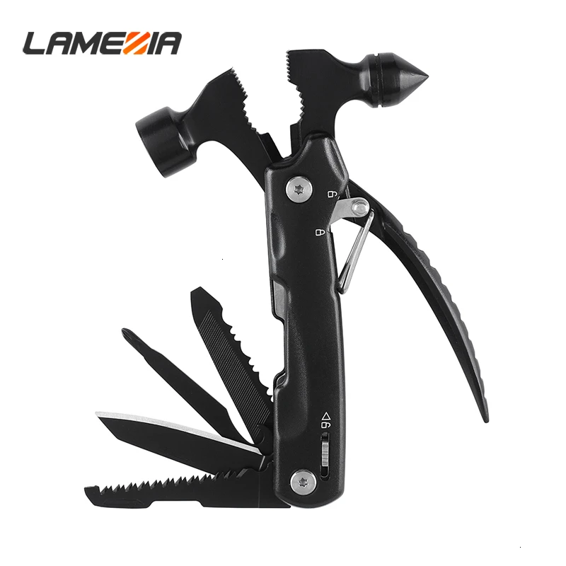 

LAMEZIA Car Multifunctional Auto Hammer Knife Outdoor Camping Rescue Tool Safety Emergency Life Escape Glass Window Breaker