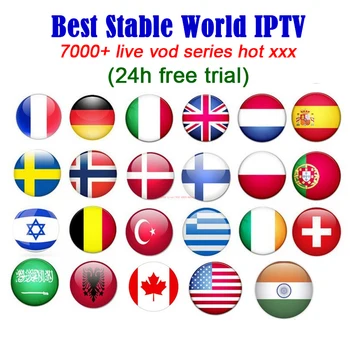 

1 Year IPTV m3u Subscription Europe for Portugal Spain Dutch Sweden Israel enigma2 code PC Smart TV Android Phone Box Free test